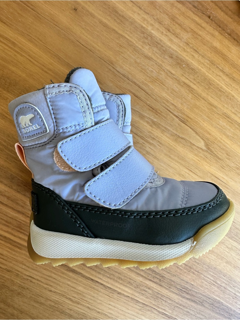Sorel Whitney Baby Toddler Purple Velcro Winter Boot